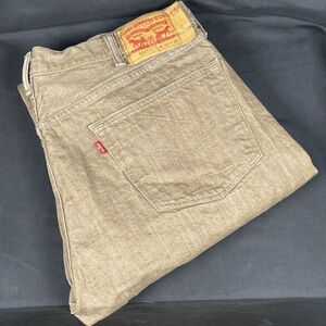 Levis 501 Red Tab Straight Leg Button Fly White Oak Cone Denim Jean Pants 40x30